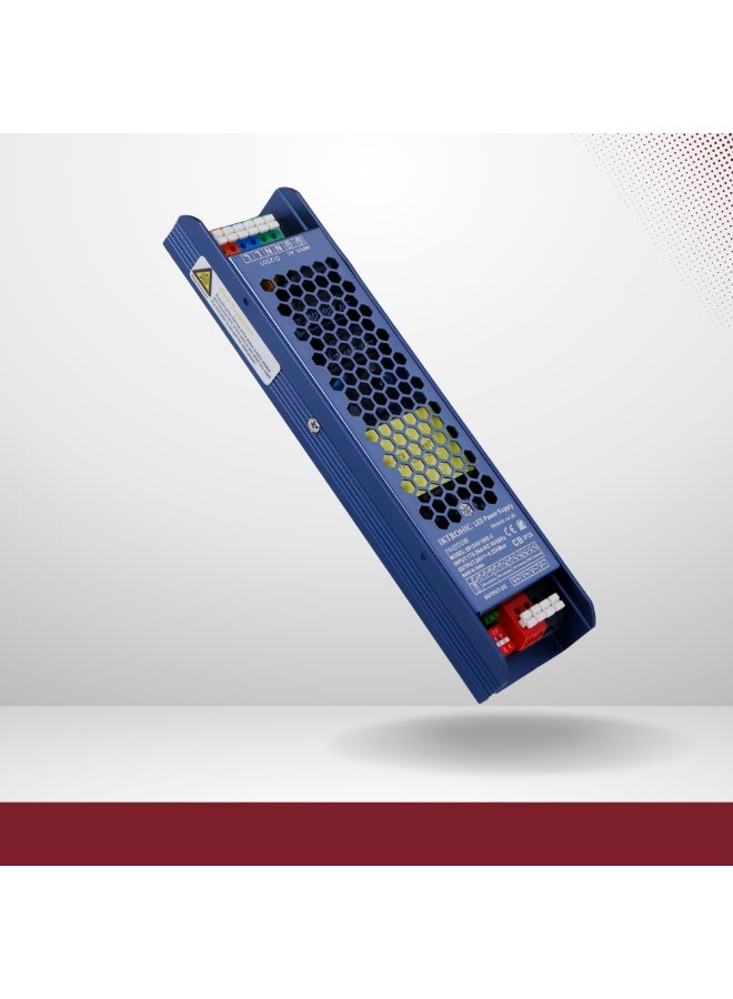 KTRONIC 200W -24V LED Power Supply – Ultra Slim LED Driver, 175-264V AC to 24V DC 8.3Converter with 4-Stage Voltage Adjustment, Silent Performance Transformer for LED Strips, 3D Printers. - Image 1